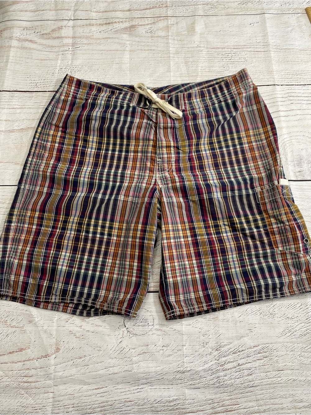 Ralph Lauren Multicolor Plaid Men’s Swim Board Shorts